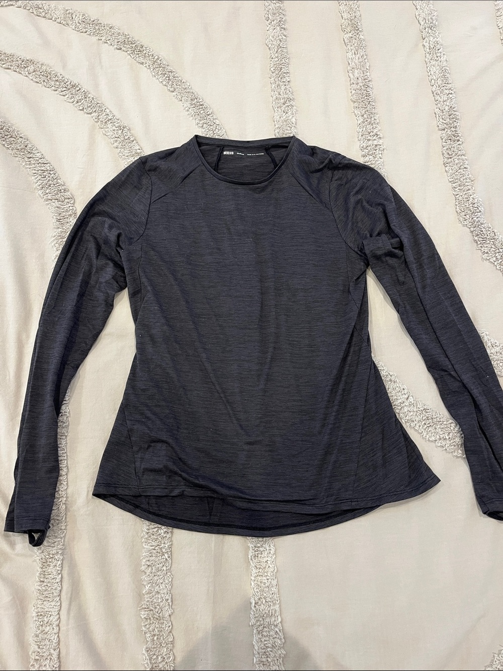 REI Women's Black Long-Sleeve Performance Tee